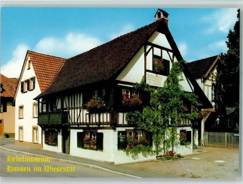 W7862 Hausen im Wiesental J. P. Hebels Heimathaus Hebelmuseum Hebel Joh. P.