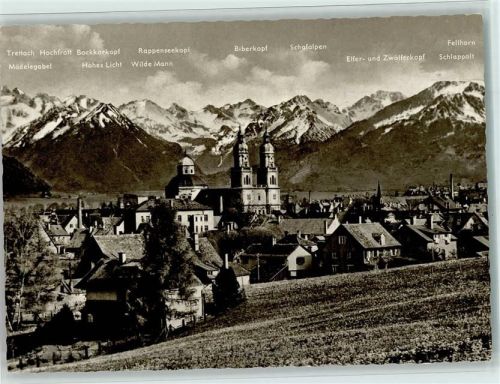 Kempten Allgäuer Hochgebirgskette