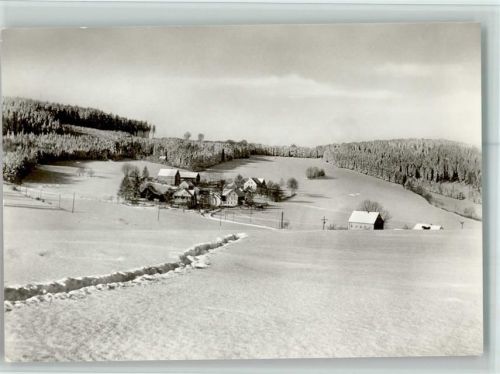 Lengefeld-Obervorwerk Wintersportgelände Winteraufnahme