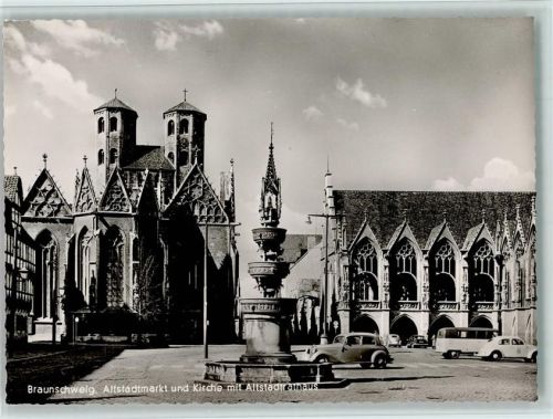 Braunschweig Altstadtmarkt Kirche Rathaus