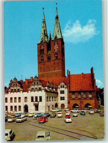 Stendal Marktplatz Marienkirche