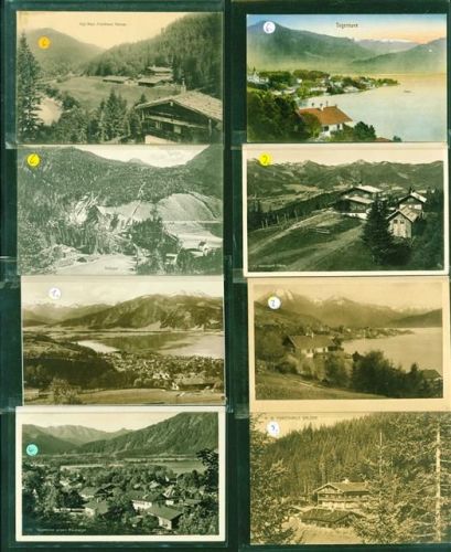 Tegernsee + Umgebung Lot mit 23 AK 2 doppelte, 1917-1966; gute Erhaltung, größtenteils gelaufen
