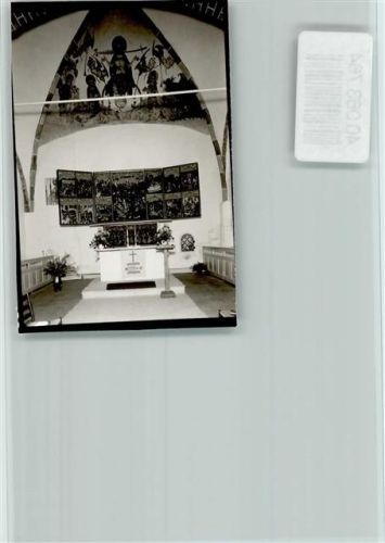 Bad Zwischenahn Evangel. Kirche Innenaufnahme Altar Gemälde