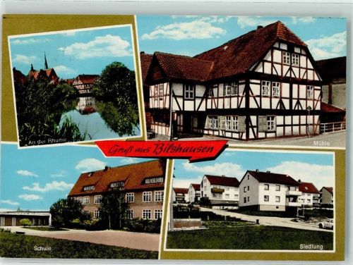 Bilshausen An derRhume Mühle Siedlung Schule AKU2