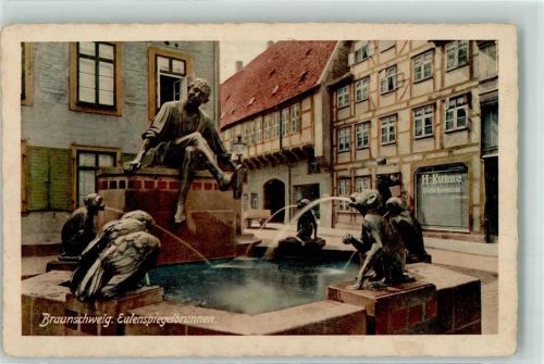 Braunschweig Eulenspiegelbrunnen, gute Erhaltung