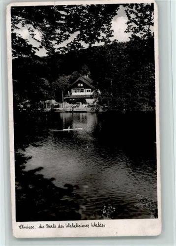 Ebnisee Welzheimer Wald und Ebnisee Stempel 1952