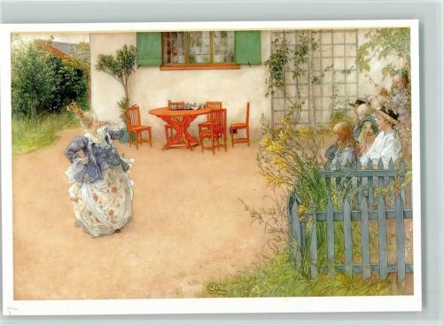 Lisbeth als die böse Prinzessin in der Blaue Vogel Gemälde Carl Larsson