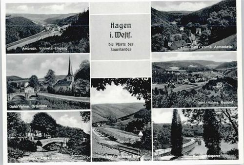 Hagen Hagen Westfalen Fotokarte AKU1