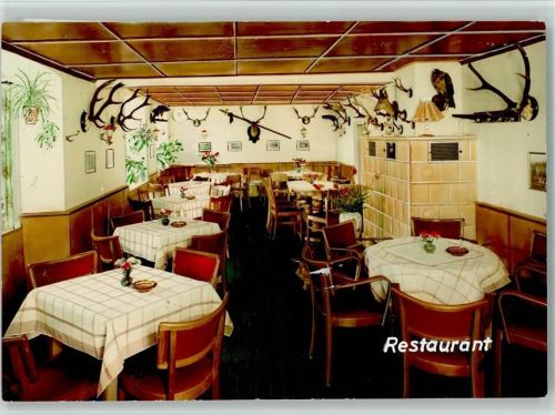 Oesterholz-Haustenbeck Hirschgeweihe im Restaurant