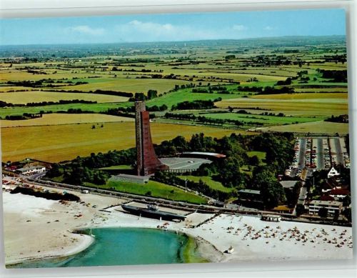 Laboe Luftaufnahme Strand Marineehrenmal