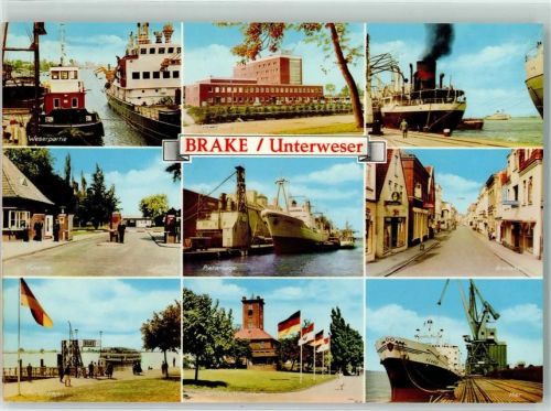 Brake Weserpartie Außenkoje Kaserne Kreisamt Pieranlage Schiffahrtsmuseum Pier Breitestraße