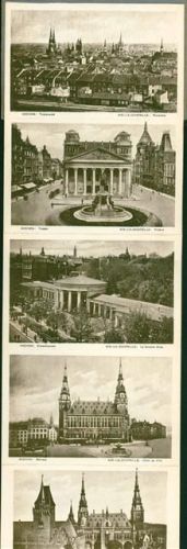 Aachen Leporello mit 18 AK, 1920; gute Erhaltung, nicht gelaufen