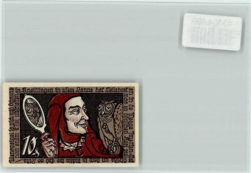 Notgeld: Eule, gute Erhaltung
