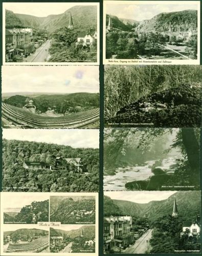 Thale Lot mit 15 AK einzelne doppelt, ca. 1950-1970; überwiegend gute Erhaltung, größtenteils gelaufen