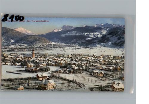 Garmisch Winter-Karte