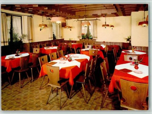 Simonswald Gasthof Pension Krone-Post Innenaufnahme Gastraum