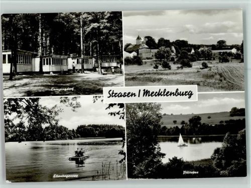 Strasen Campingdorf Teilansicht Ellenbogensee Pöllitzsee