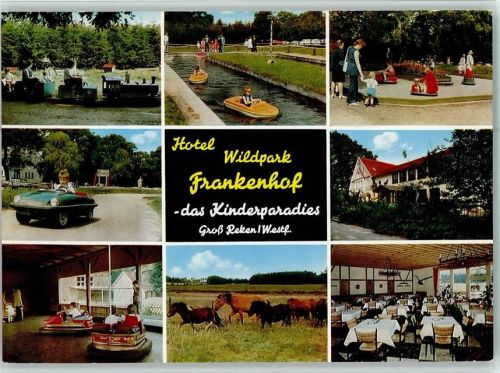 Groß Reken Hotel Wildpark Frankenhof Liliputbahn Boxautos Mehrfachaufnahme