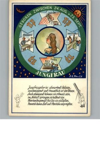 Astrologie Sternzeichen Jungfrau