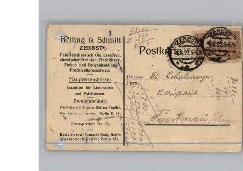 Zerbst Kölling & Schmitt - Fabriken