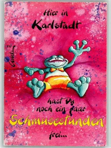 Frosch mit gelber Hose und Fliege