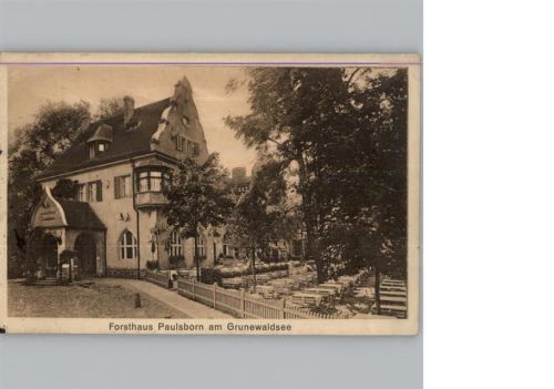 Grunewald Forsthaus Paulsborn
