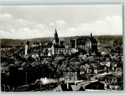 Sigmaringen Dampflokomotive in der Stadt