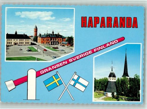 Haparanda Stadshotel Wasserhotel Grenzübergang