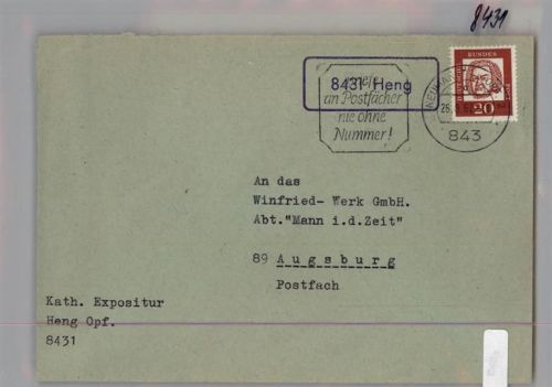 Heng Landpoststempel