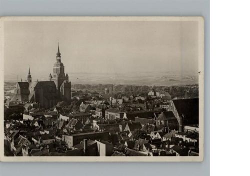 Stralsund Stralsund Stadtbild vom Turm der Nikolauskirche aus