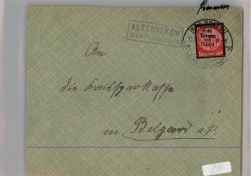 Bad Polzin Landpoststempel