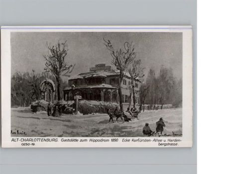 Charlottenburg Gaststätte zum Hippodrom