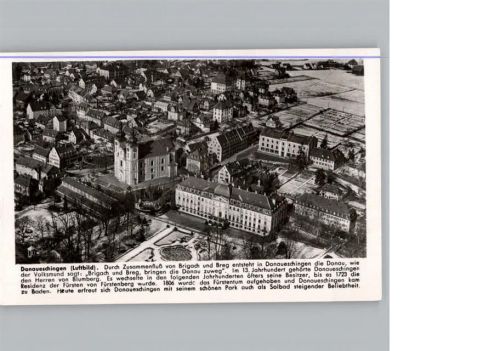 Donaueschingen Luftaufnahme