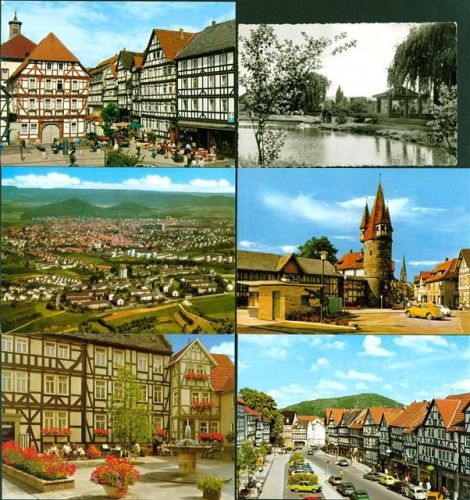 Eschwege Lot mit 7 AK, ca. 1962-1970: gute Erhaltung, wenige gelaufen