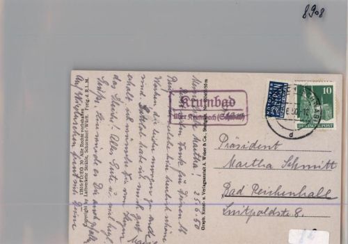 Krumbad Landpoststempel