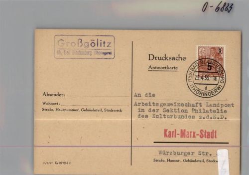 Großgölitz Landpoststempel