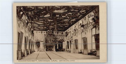 Weikersheim Grosser Saal im Schloss