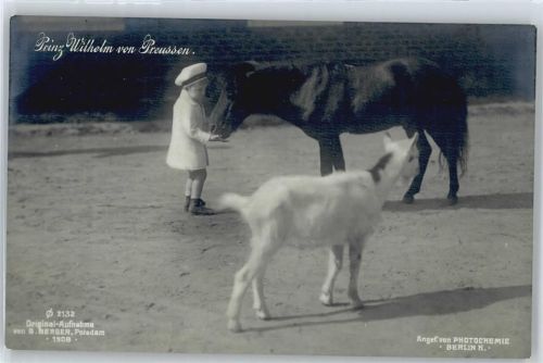 mit Pferd und Ziege