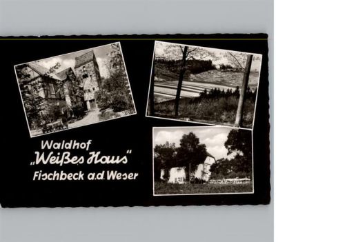 31840 W3253 Fischbeck , Weser - Gasthaus, Pension Weißes Haus
