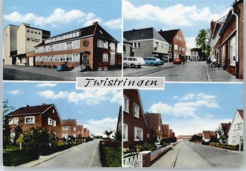Twistringen Haus Auto Baum Zaun Fahrrad