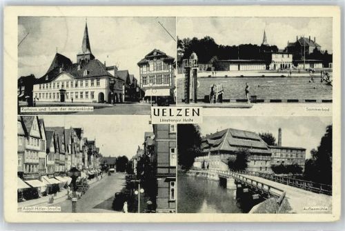 Uelzen Schwimmbad Adolf Hitler Straße WK II