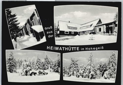 Hohegeiß Haus Schnee Baum
