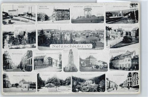 Netzschkau Markstrasse Schützenstrasse