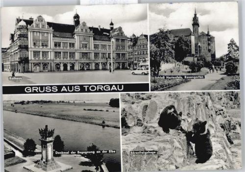 Torgau Schloss Rathaus Fluss