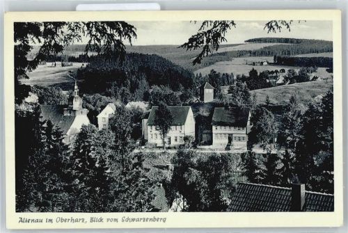 Altenau Berg Wald Haus Panorama