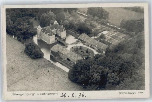 Doetinchem Burg , Fliegeraufnahme