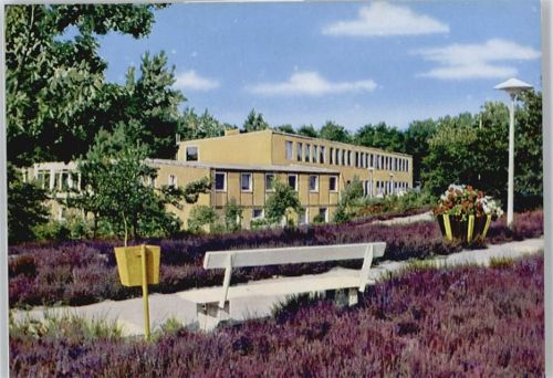 Buchholz Bundesbahnschule Garten Bank Laterne