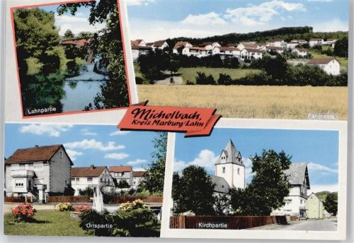Michelbach Panorama Kirche Ort Fluss