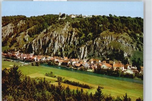 Essing Burg Fluss Feld