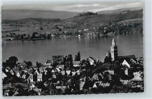 Überlingen See Kirche Feld Baum